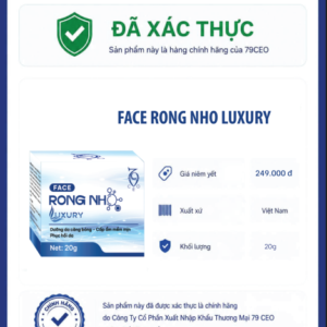 Face Rong Nho Luxury 20g